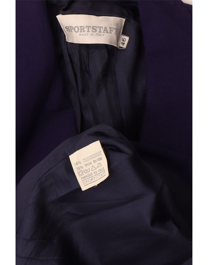 Sportstaff Dame Dobbeltradet Blazer Jacket IT 46 Stor Lilla