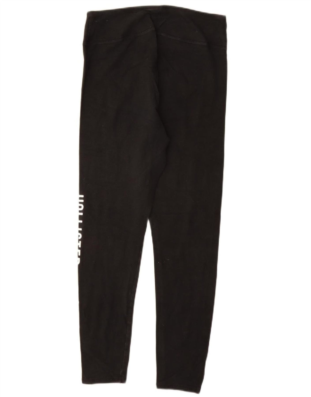 HOLLISTER Grafiske Leggings til kvinder UK 14 Stor sort bomuld