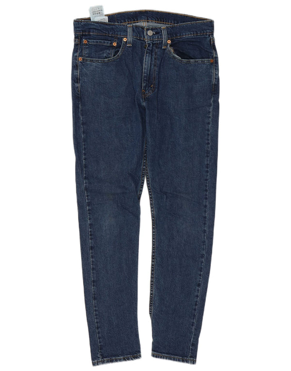 Levi's Mens 519 Hi-Ball Skinny Jeans W34 L30 Navy Blue Cotton