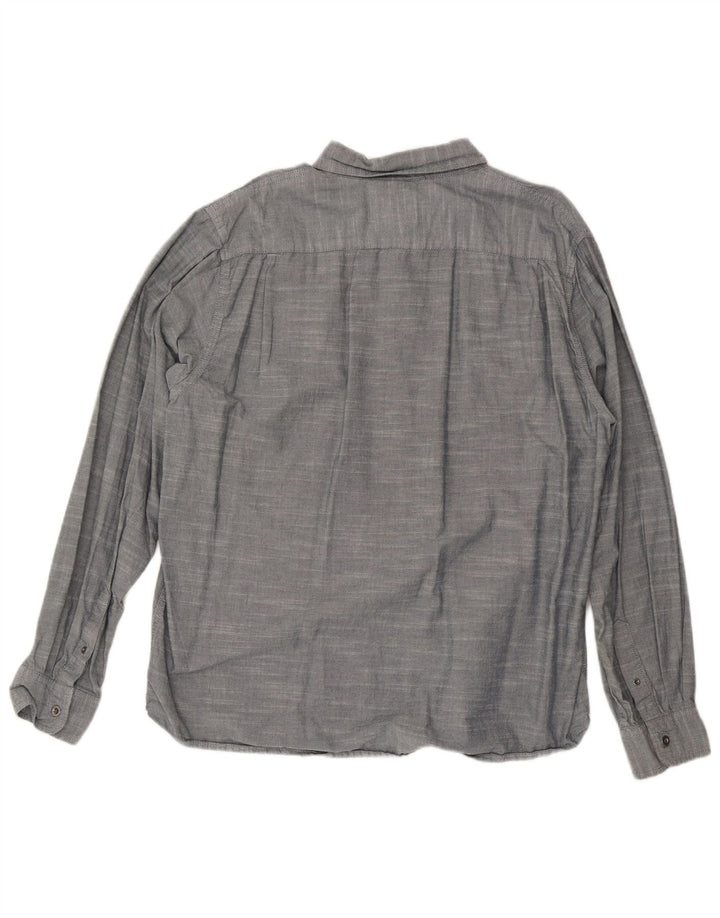 WRANGLER Herreskjorte 2XL Grå Flecked Bomuld