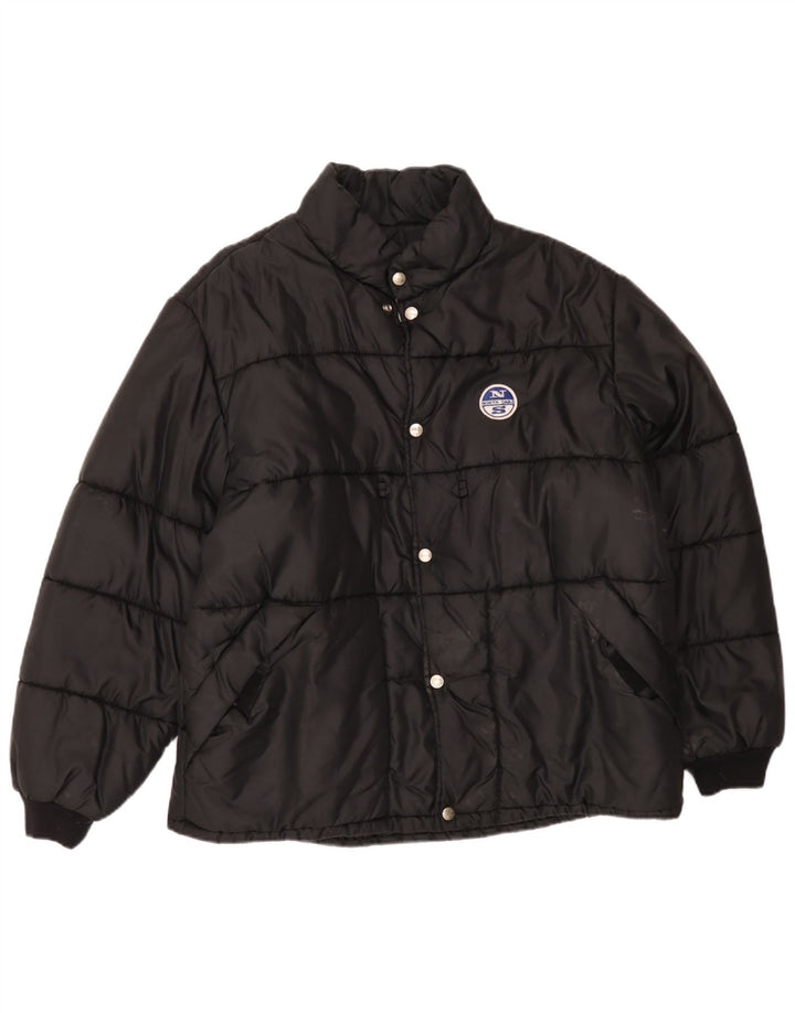 North Sails Herre polstret jakke UK 42 XL Sort