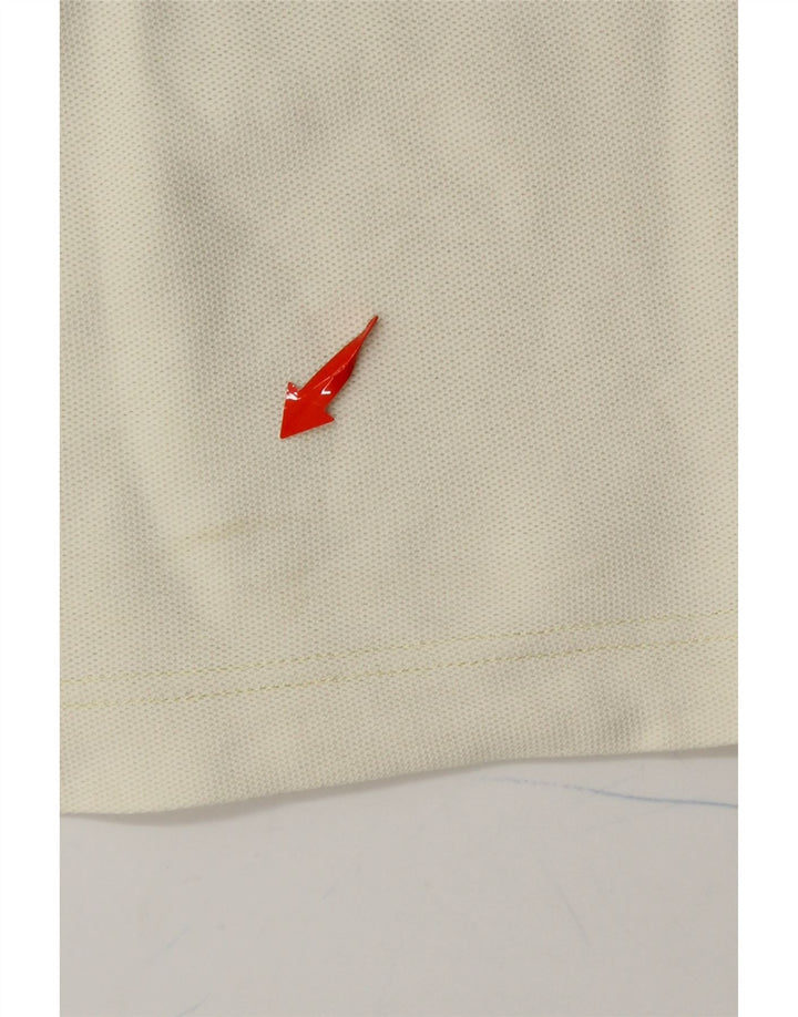 FILA Mens Polo Shirt IT 56 2XL Off White Vintage Fila and Second-Hand Fila from Messina Hembry 
