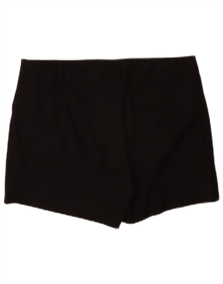 Oasis Chino Shorts til kvinder UK 12 Medium W32 Sort Bomuld