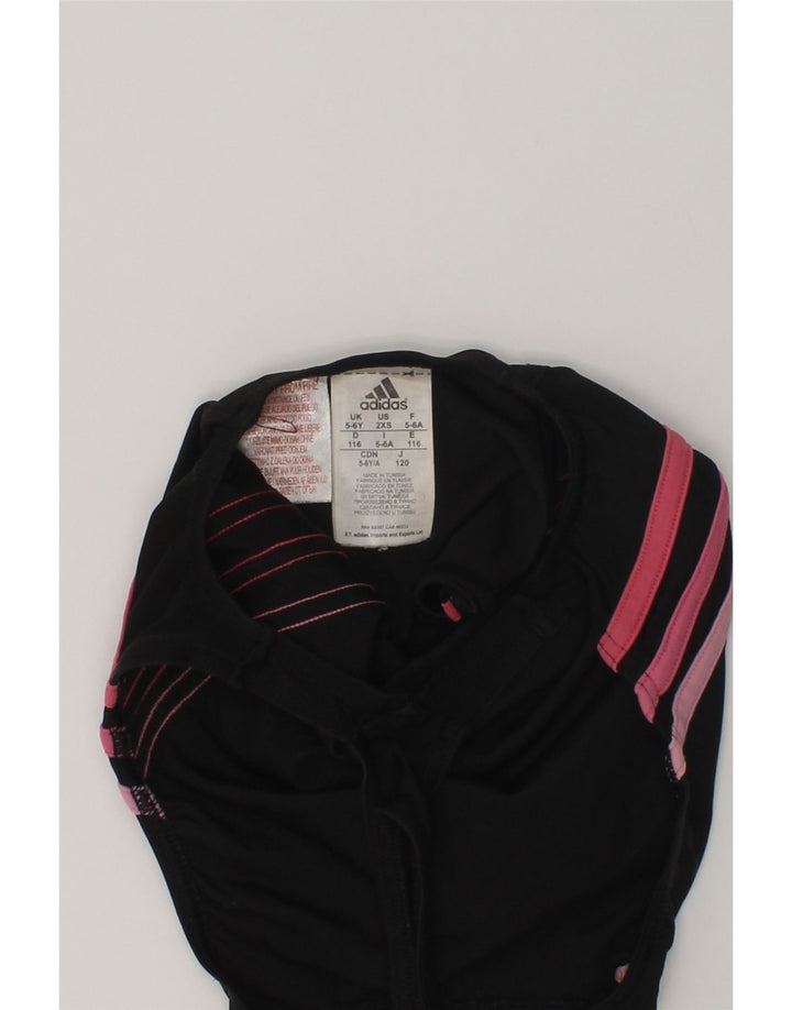 ADIDAS Girls Swimwear 5-6 Years Black Nylon | Vintage Adidas | Thrift | Second-Hand Adidas | Used Clothing | Messina Hembry 