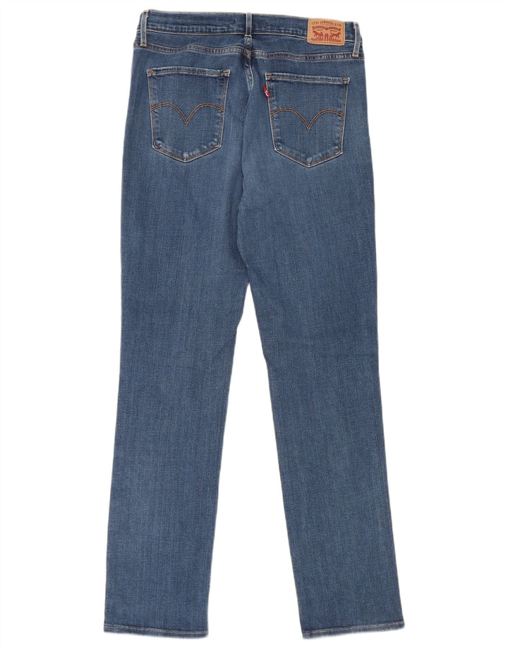 Levi's Dame 724 Højtaljede lige jeans W30 L32 Blå Bomuld
