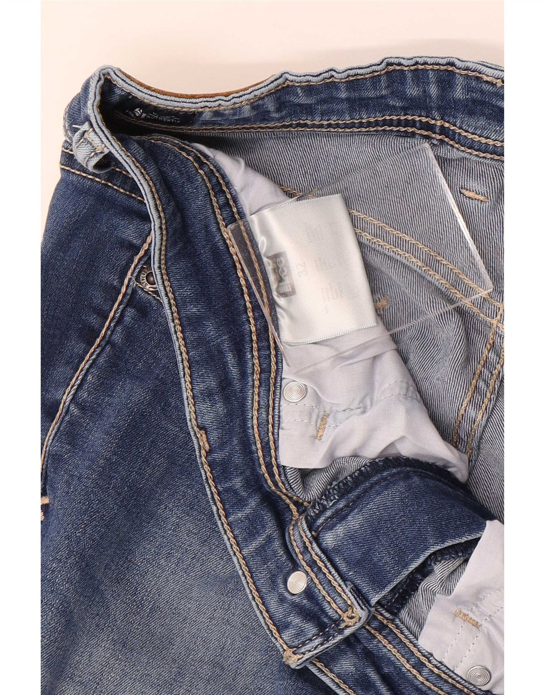Lee Slim Jeans til mænd W32 L30 blå bomuld