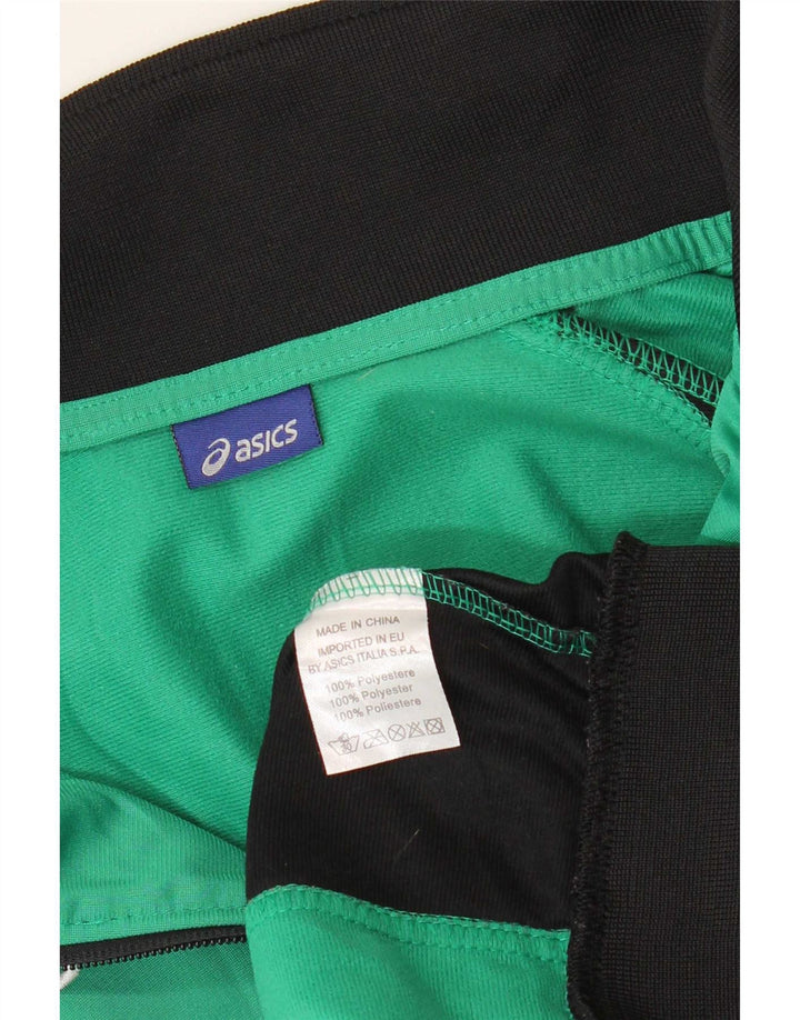 Asics Herre grafisk træningsdragt Topjakke 2XL Grøn Colourblock Polyester