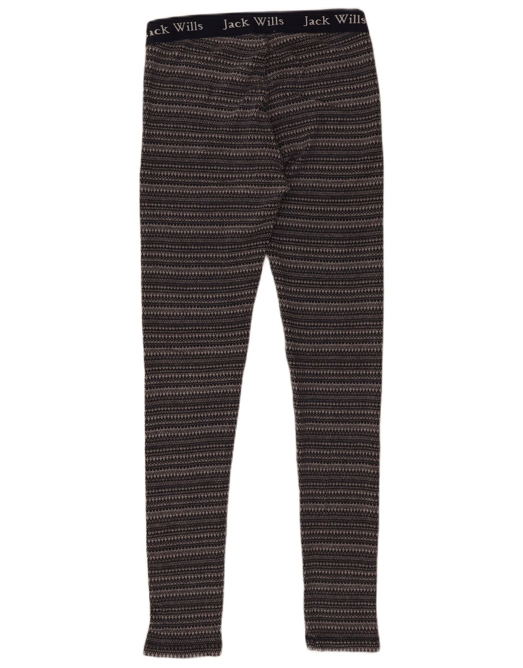 Jack Wills Grafiske Leggings til kvinder UK 12 Mellem marineblå stribet bomuld