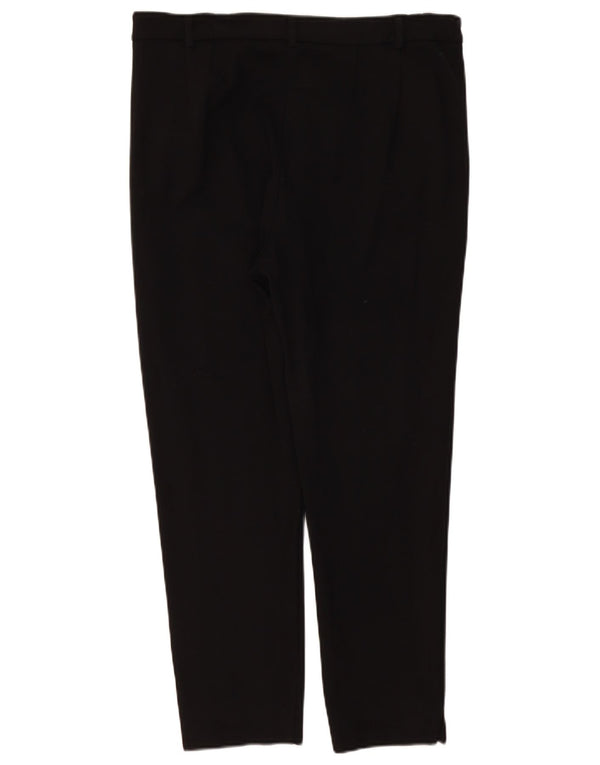 Marks & Spencer Kvinder Højtaljede Suit Bukser UK 16 Large W36 L27 Sort