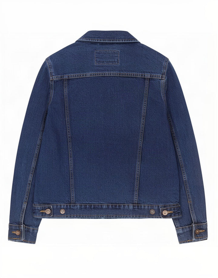 Marks & Spencer Dame denimjakke UK 10 Small Blue Cotton