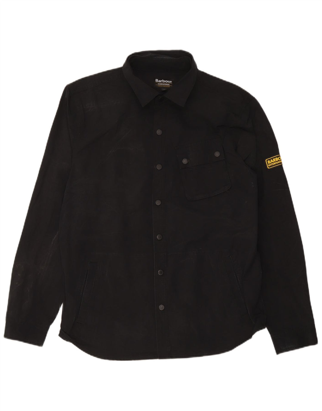 Barbour Herre Overshirt Skjorte Stor sort polyester