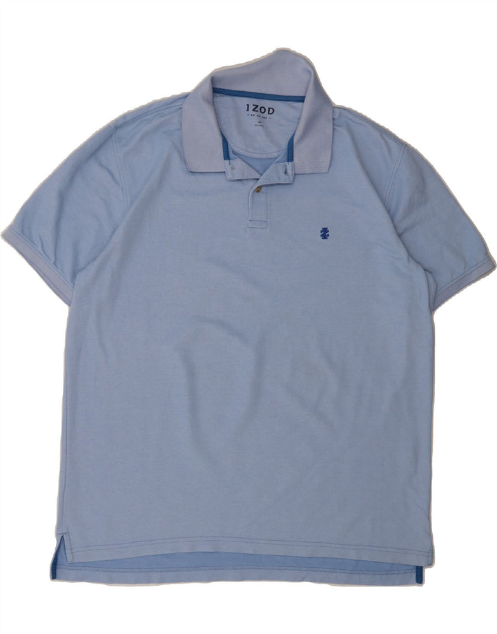 IZOD Mens Polo Shirt XL Blue Cotton Vintage Izod and Second-Hand Izod from Messina Hembry 