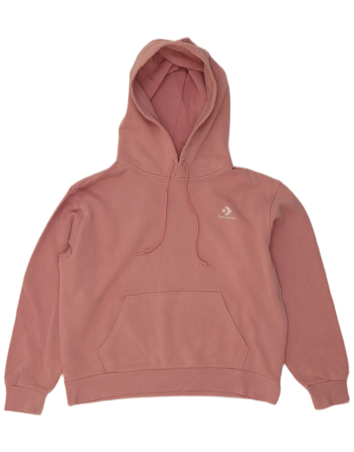 Converse oversize hættetrøje til kvinder UK 14 Medium Pink Bomuld