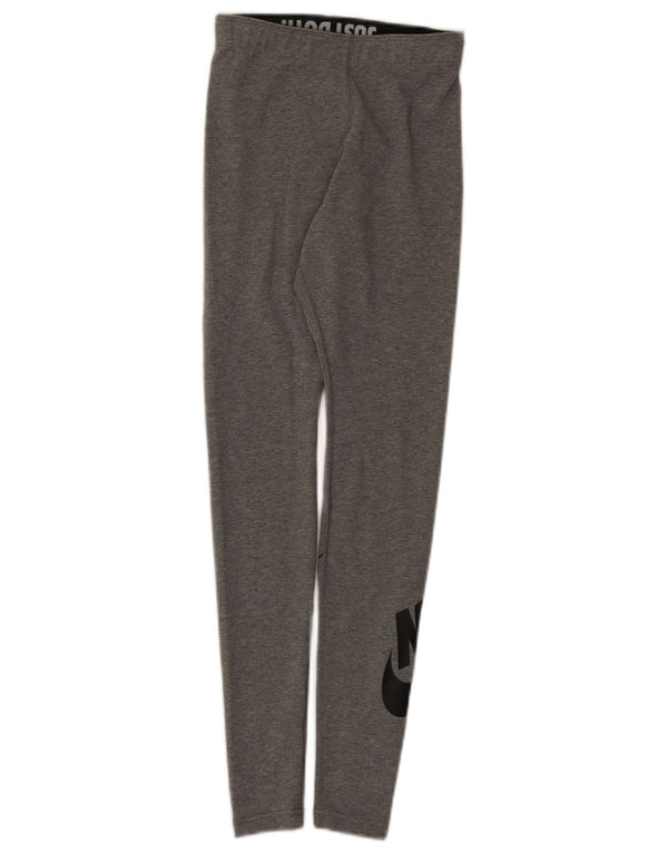Nike Grafiske Leggings til kvinder UK 4 XS Grå