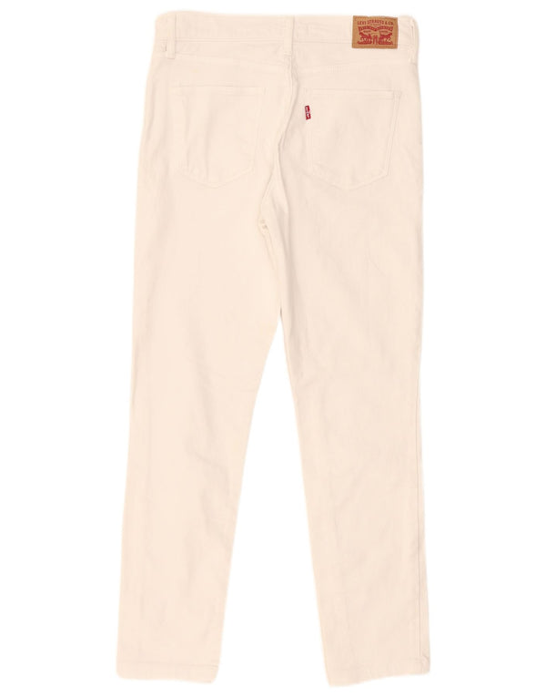Levi's Womens 311 Shaping Skinny Jeans W28 L27 Hvid Bomuld
