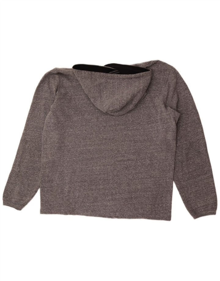 Hurley Herre Grafisk Hoodie Jumper Stor Grå Bomuld