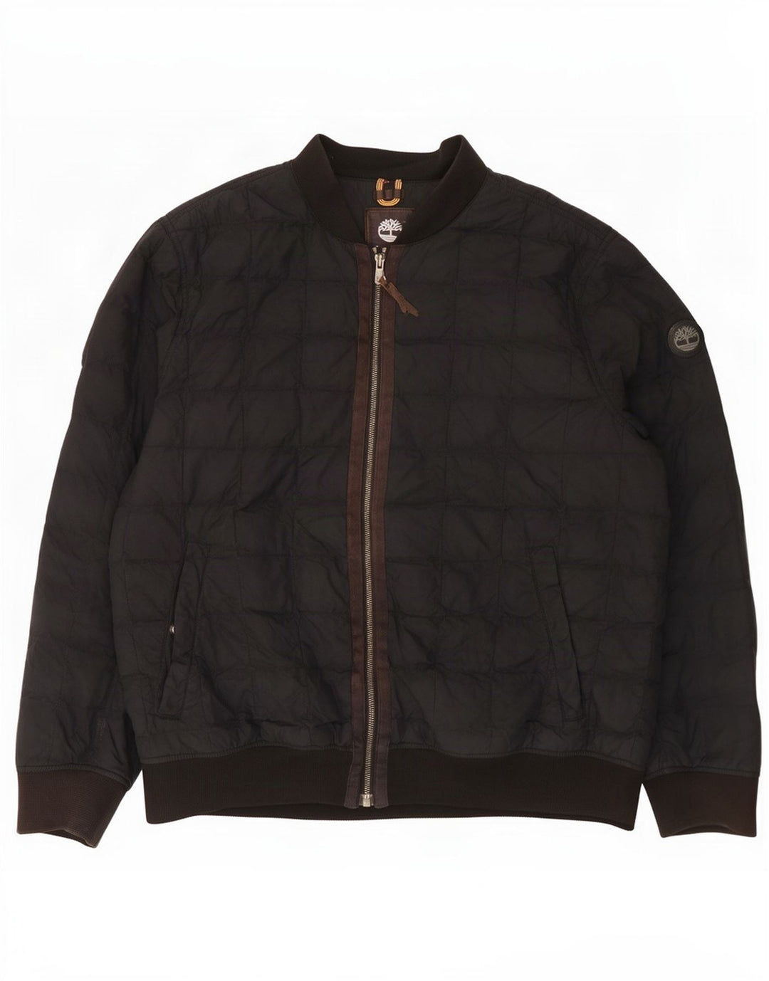 Timberland Polstret Herrejakke UK 42 XL Sort Nylon