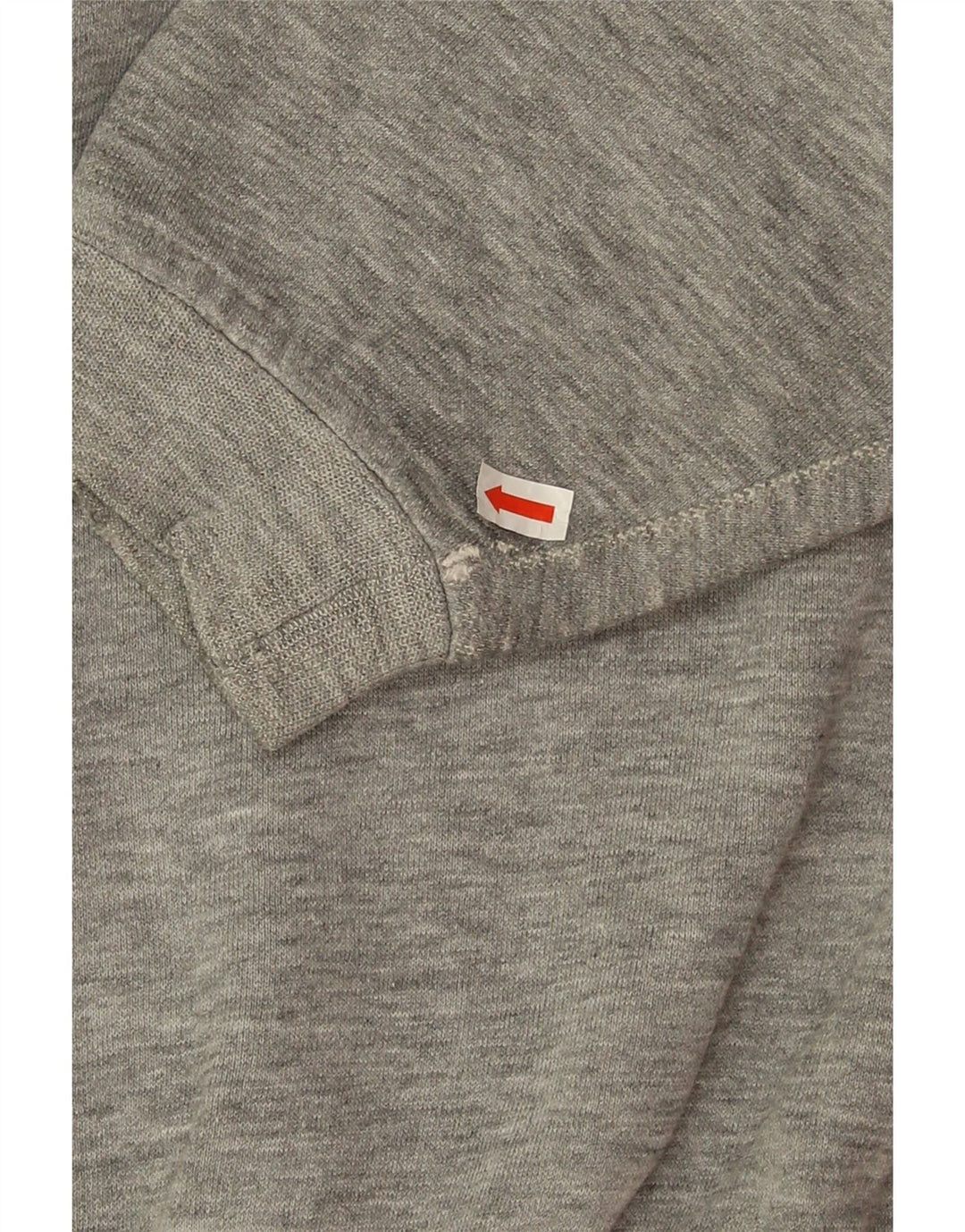 Vintage sweatshirt til mænd, stor grå