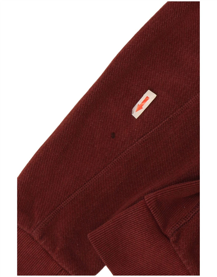 Timberland Herre Regular Fit Hoodie Sweater med lynlås Medium Burgundy