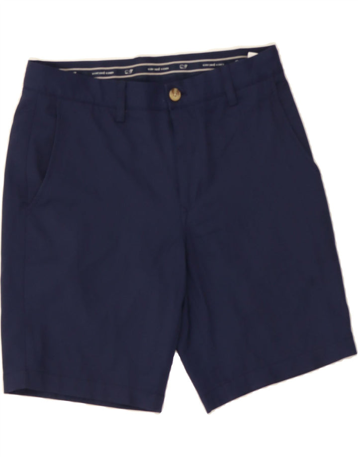 VINEYARD VINES Mens Chino Shorts W30 Medium  Navy Blue Polyester Vintage Vineyard Vines and Second-Hand Vineyard Vines from Messina Hembry 