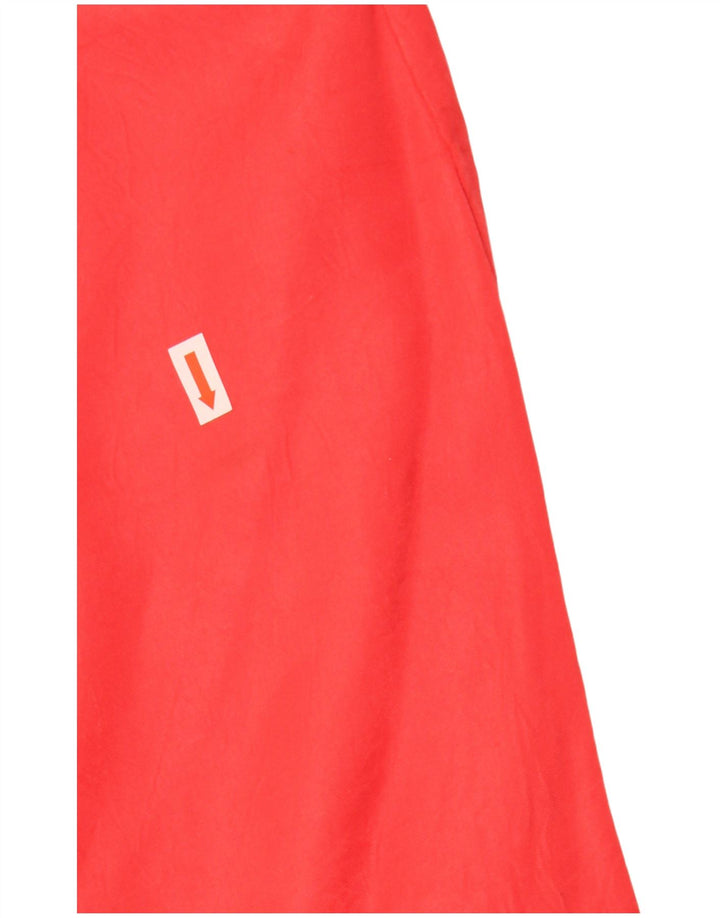 Zara Dame Asymmetrisk Mini Nederdel Medium W28 Rød Viscose