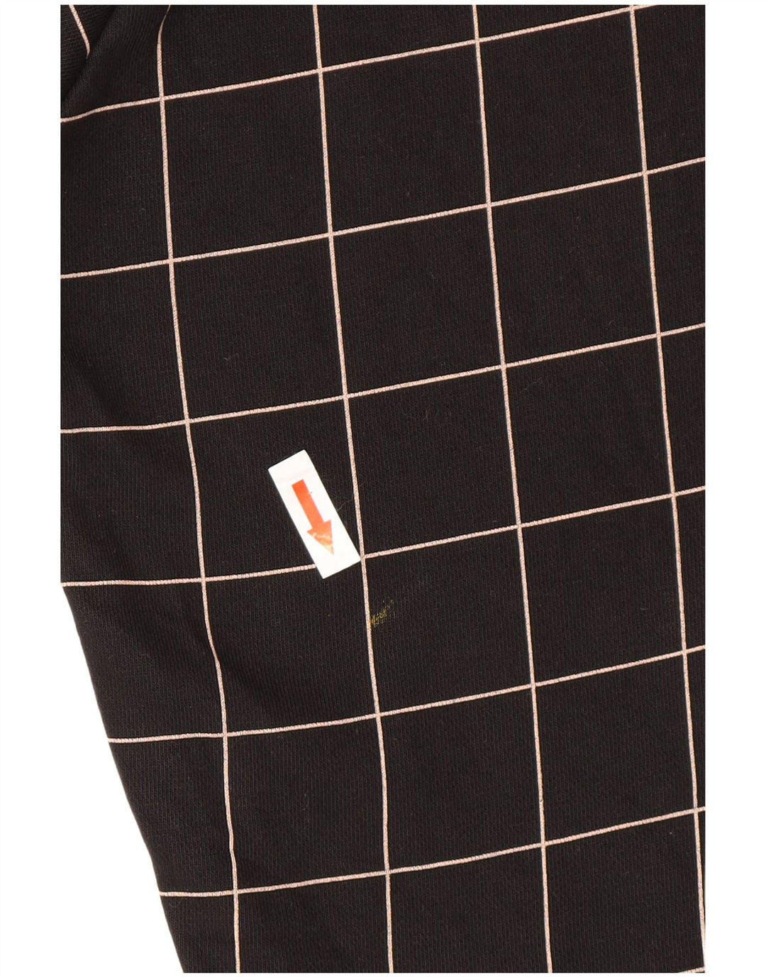 Fila Grafisk hættetrøje til mænd, lille sort ternet bomuld