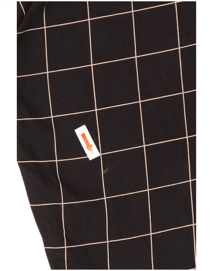 Fila Grafisk hættetrøje til mænd, lille sort ternet bomuld