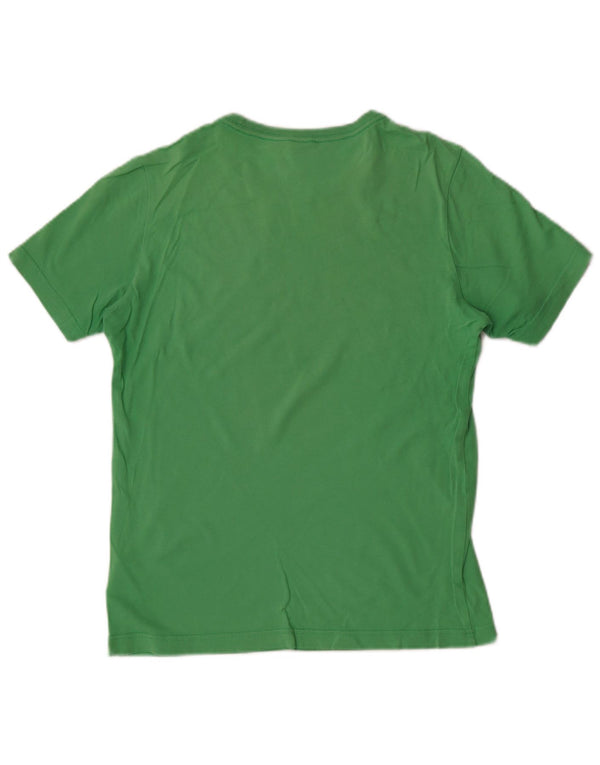 Adidas drenge grafisk t-shirt top 13-14 år grøn bomuld