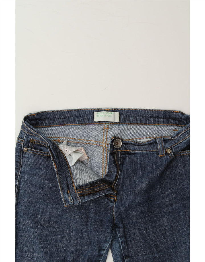 BENETTON Womens Capri Jeans W28 L20 Navy Blue Vintage Benetton and Second-Hand Benetton from Messina Hembry 