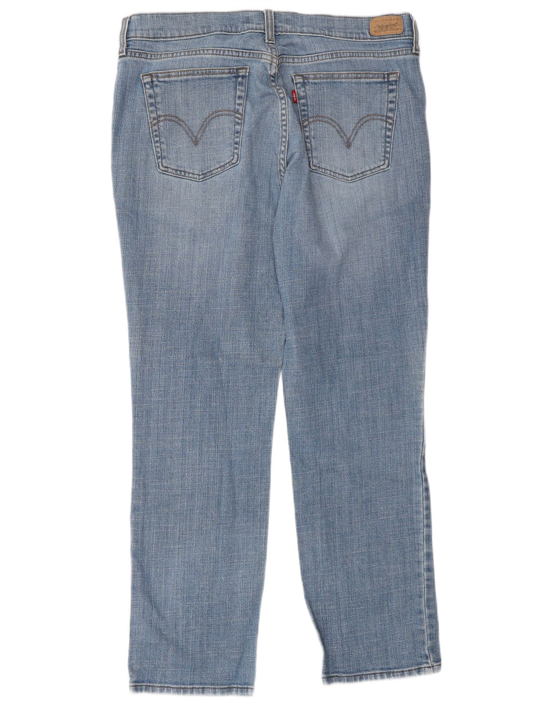 Levi's Dame 505 lige jeans US 14 XL W34 L30 Blå Bomuld
