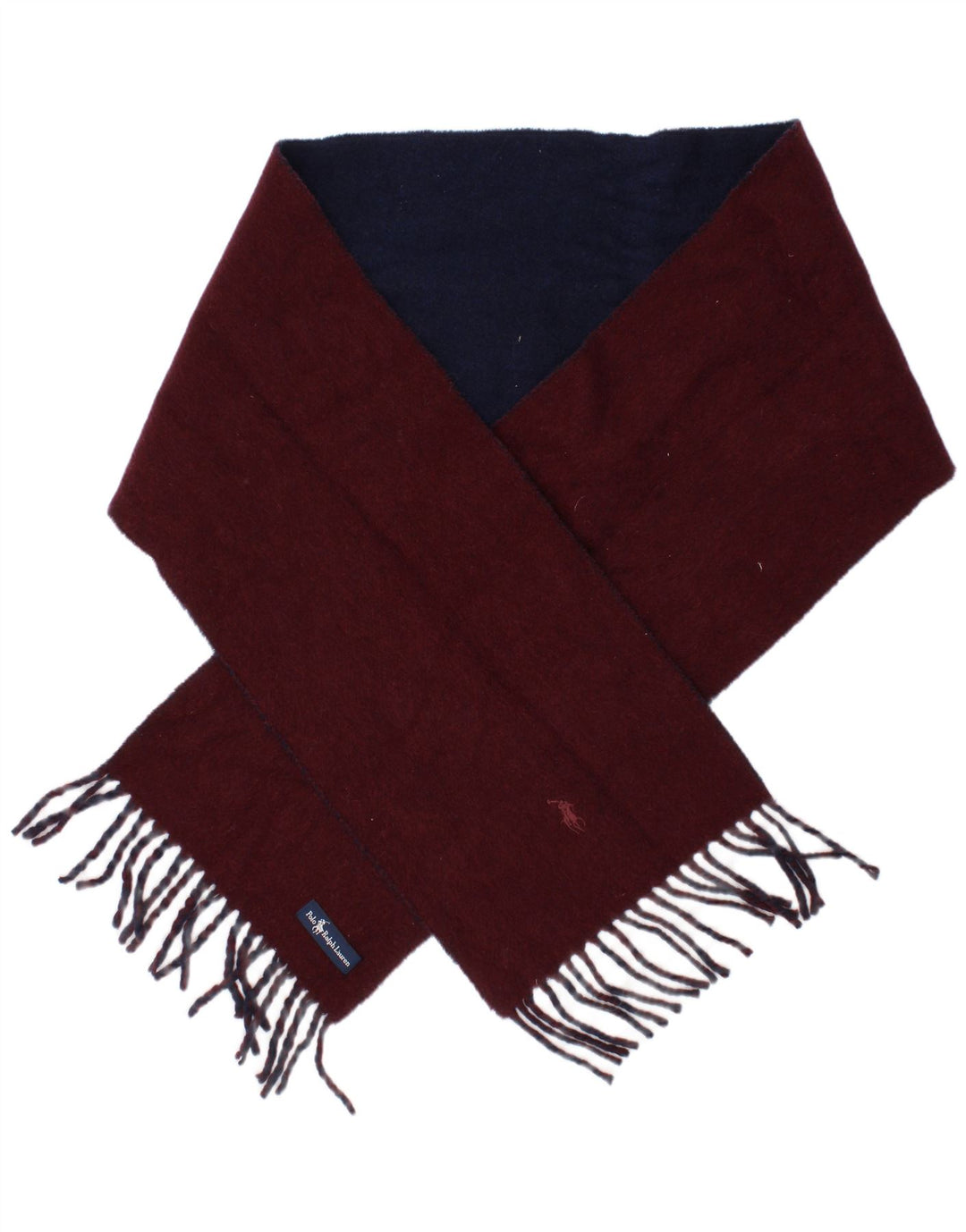 Polo Ralph Lauren herre rektangel tørklæde One Size Burgundy Classic