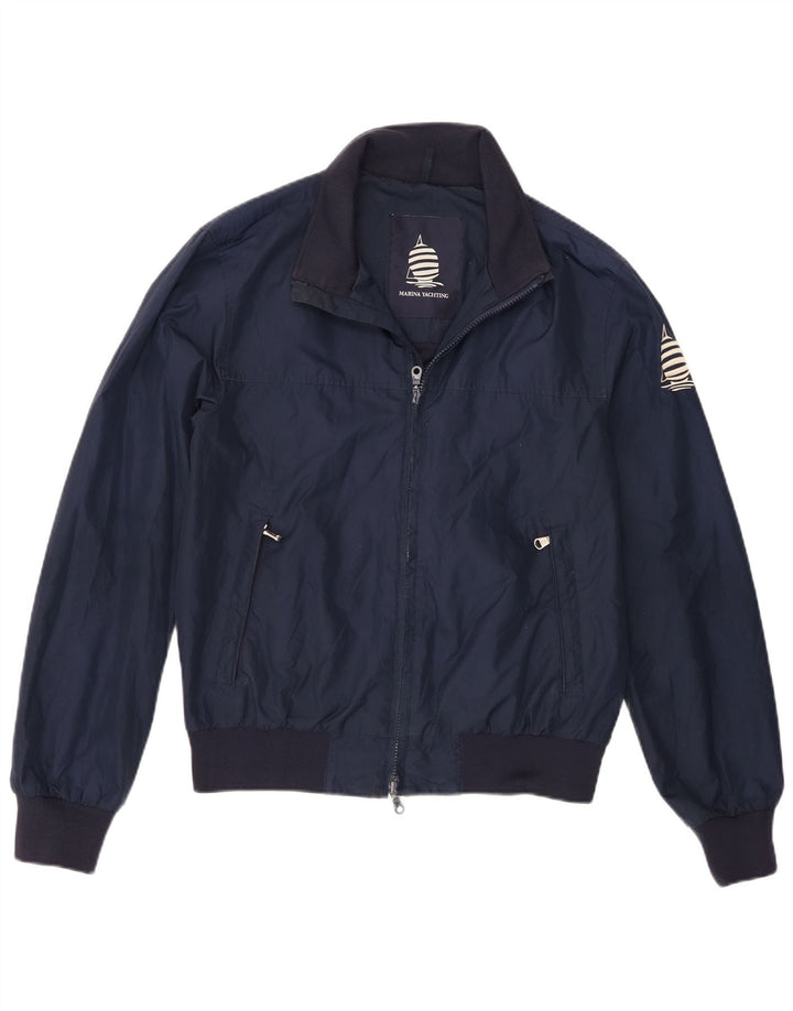 Marina Yachting Herre Bomber Jacket IT 48 Medium Navy Blue Polyester