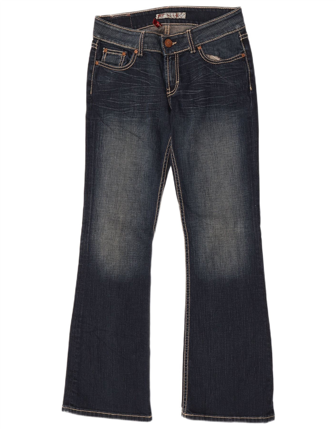 BKE Dame Bootcut Jeans W29 L31 Blå Bomuld