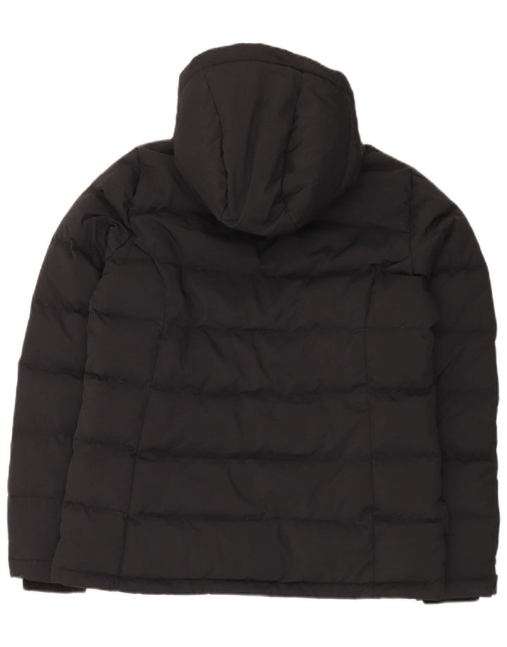 Mountain Warehouse Dame hættepolstret jakke UK 14 Stor sort nylon