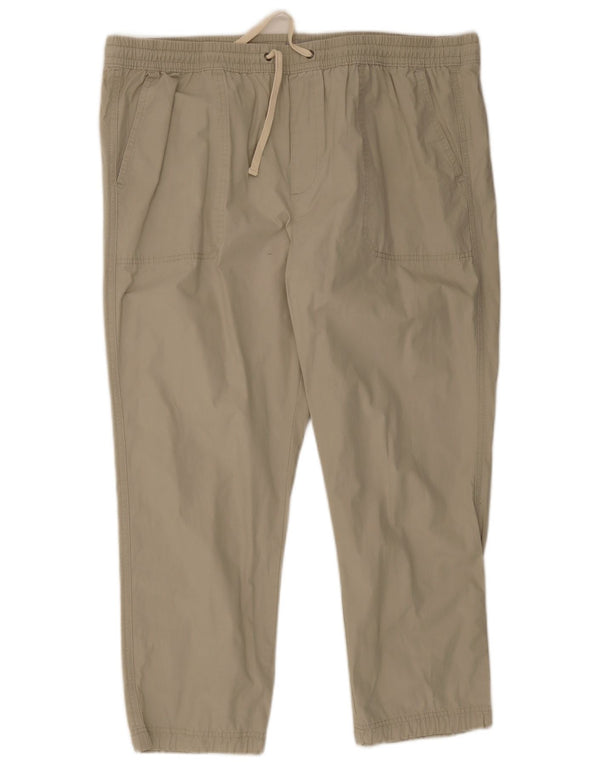 Marks & Spencer Herre Casual Bukser W42 L29 Beige Bomuld