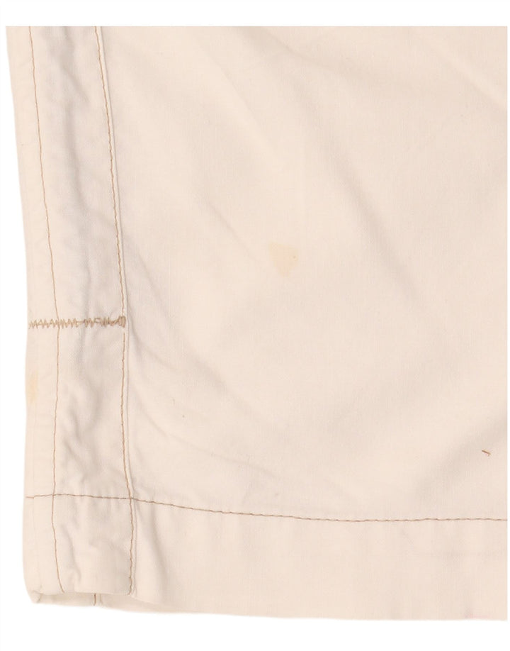 Fordocks Dame Cargo Bermuda Shorts IT 44 Medium W30 Off White Bomuld