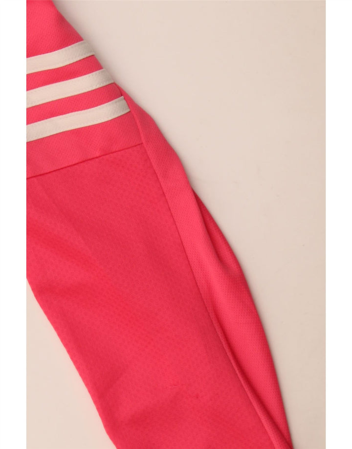 Adidas Dame Top Langærmet UK 12/14 Medium Pink Polyester