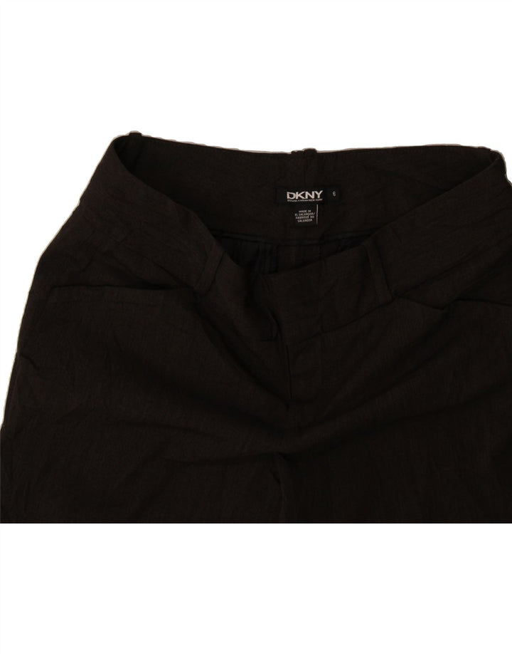 DKNY Womens Bootcut Casual Trousers US 6 Medium W30 L32 Grey Polyester Vintage Dkny and Second-Hand Dkny from Messina Hembry 