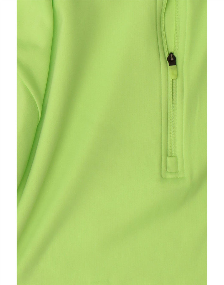 Nike Boys Dri Fit Pullover med lynlås-hals træningsdragt Top 13-14 år Grøn