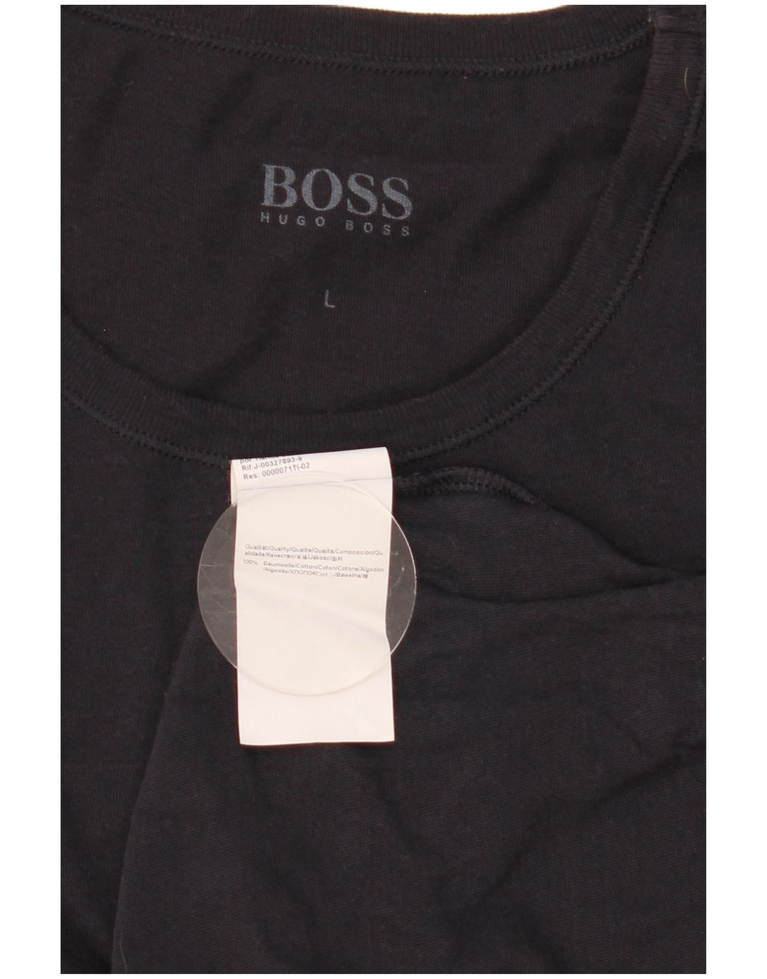 Hugo Boss Herre T-Shirt Top Stor Marineblå Bomuld