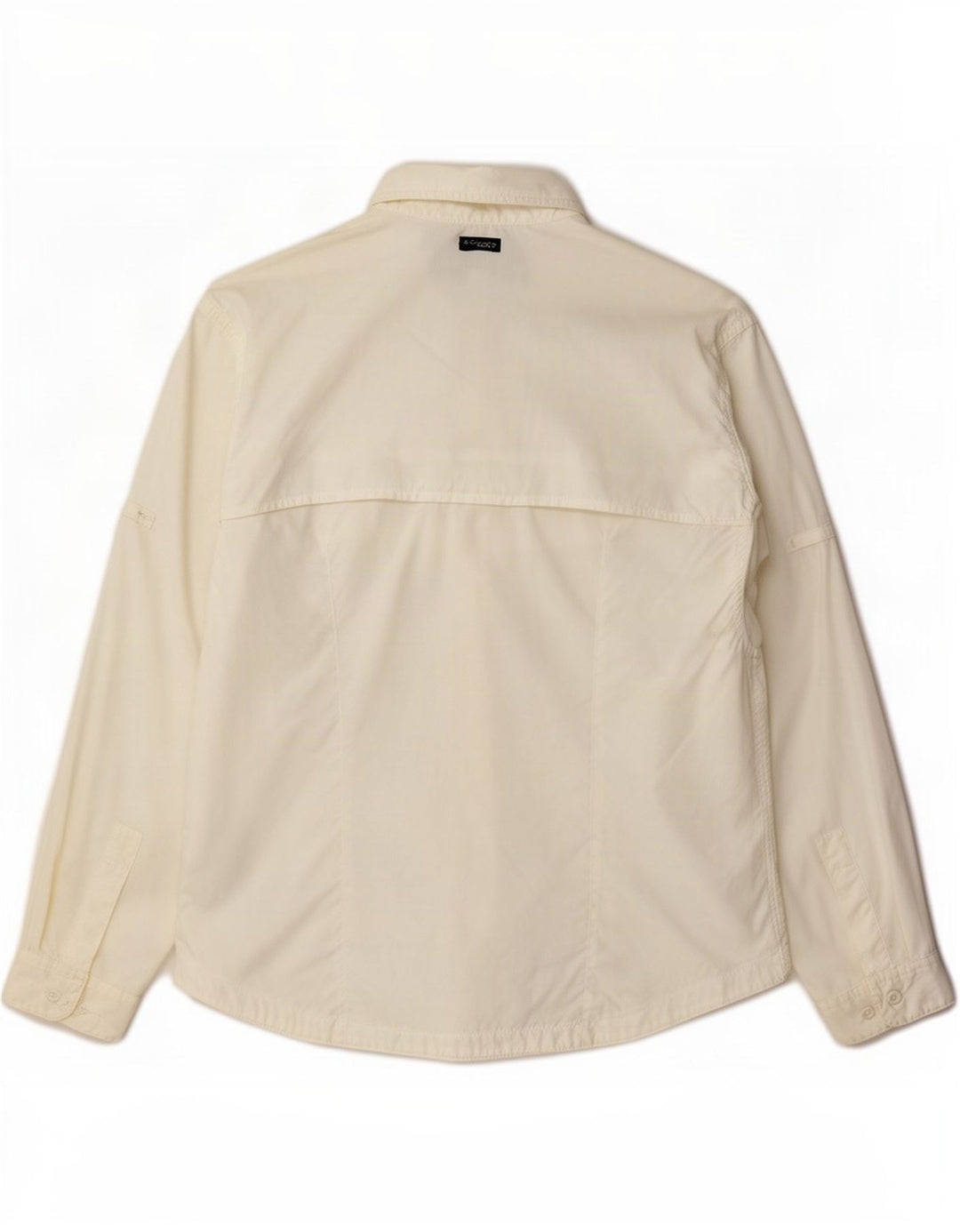 Columbia dameskjorte UK 16 Stor hvid nylon