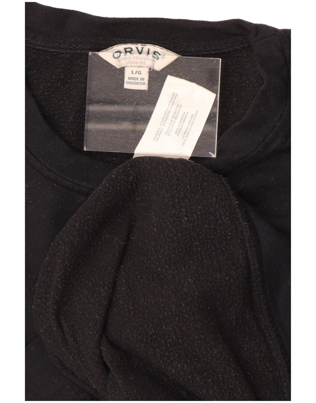 ORVIS Dame Sweatshirt Jumper UK 16 Stor Sort Modal