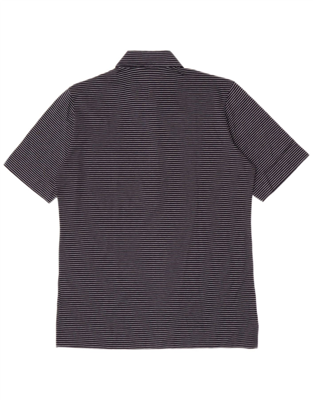 Herion Poloshirt til mænd Medium Marineblå Nålestribet bomuld