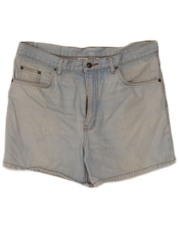 Vintage denimshorts til kvinder W38 XL blå bomuld