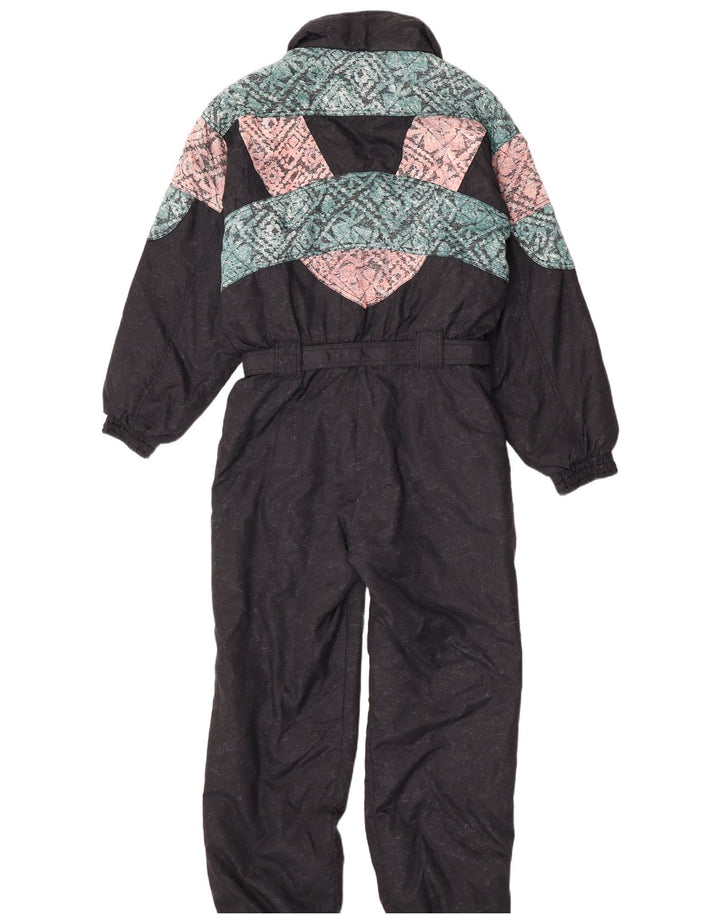 Fila Dame Ski Jumpsuit IT 48 XL Sort Colourblock Polyamid