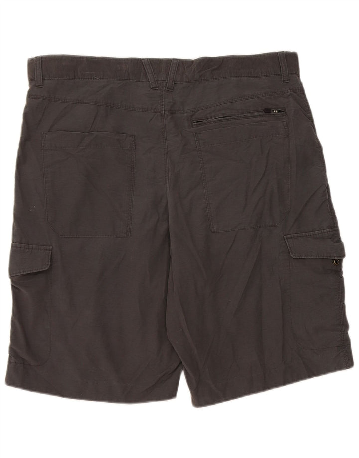 Marks & Spencer Herre Cargo Shorts W34 Large Grå Bomuld