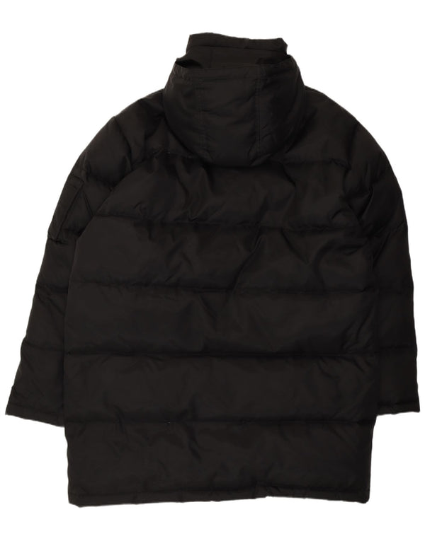 Pearlwood Herre Hætte Polstret Frakke IT 54 XL Sort Polyamid