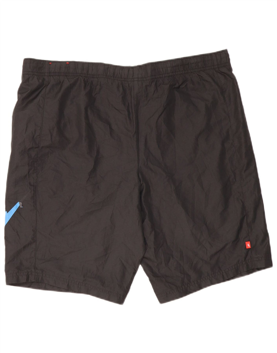 Nike grafiske sportsshorts til mænd, store sorte polyester