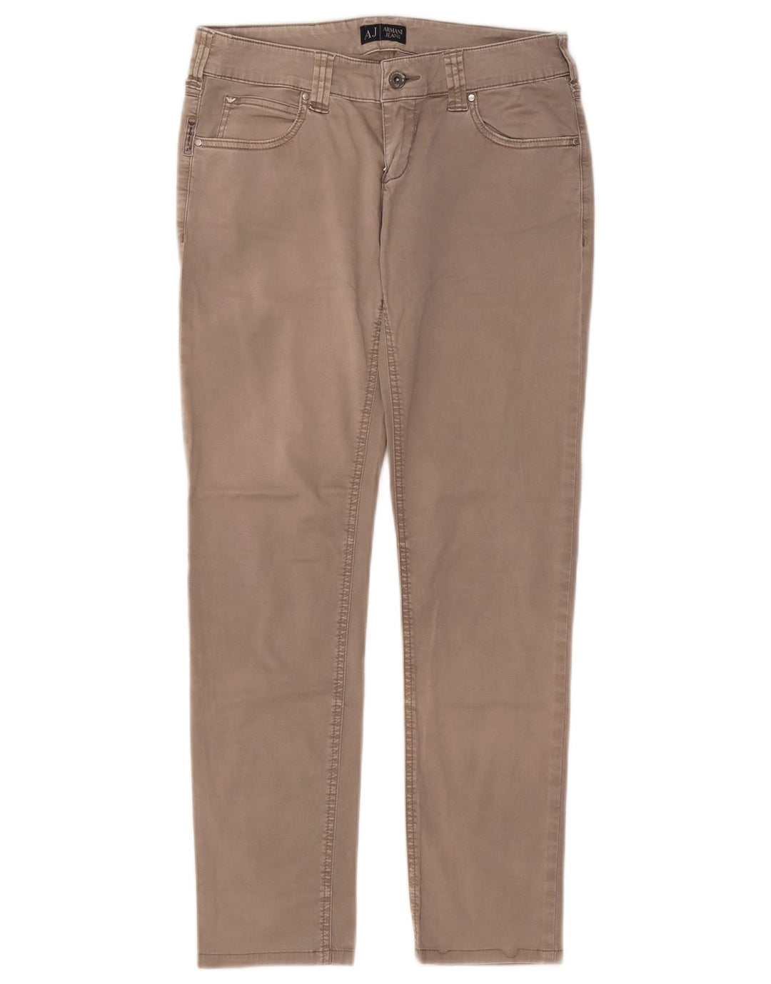 Armani Dame Slim Casual Bukser W27 L28 Grå