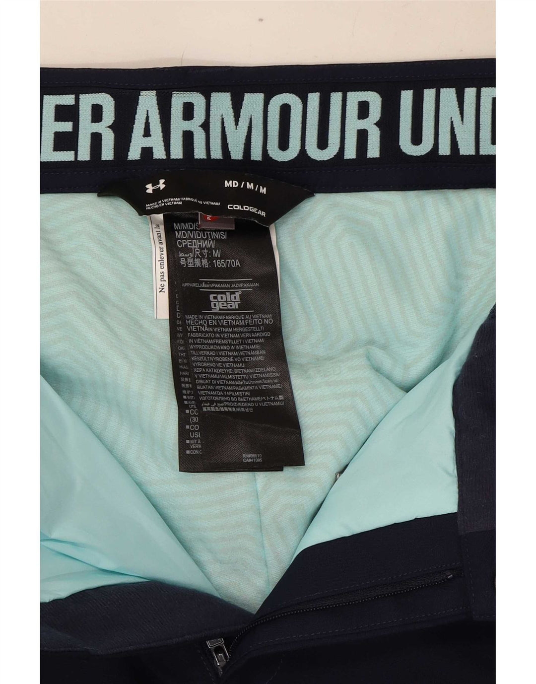 Under Armour Dame Cold Gear Skibukser UK 14 Medium Navy Blue